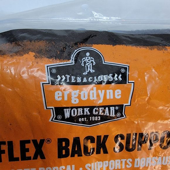 Ergodyne ProFlex 1650 Back Support 7.5" Spandex Belt Removable Strap Men's XL - Picture 4 of 6